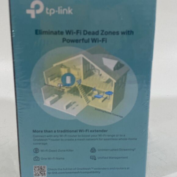 TP-LINK AC750 Dual Band 433 Mbps Mesh WiFi Range Extender Works W/ Any Router - Picture 3 of 7